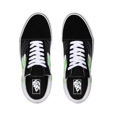 Vans Flame Old Skool - Erkek Spor Ayakkabı (Siyah)